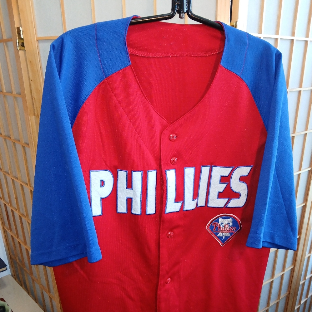 Philadelphia Phillies Raised letter Stiched Mens Size 48This product is a Phi
